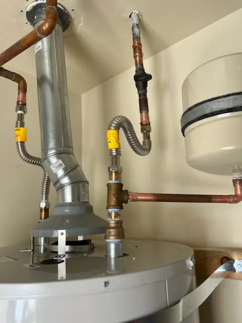 Water heater installation and plumbing repair in Mews at Wickford Commons
